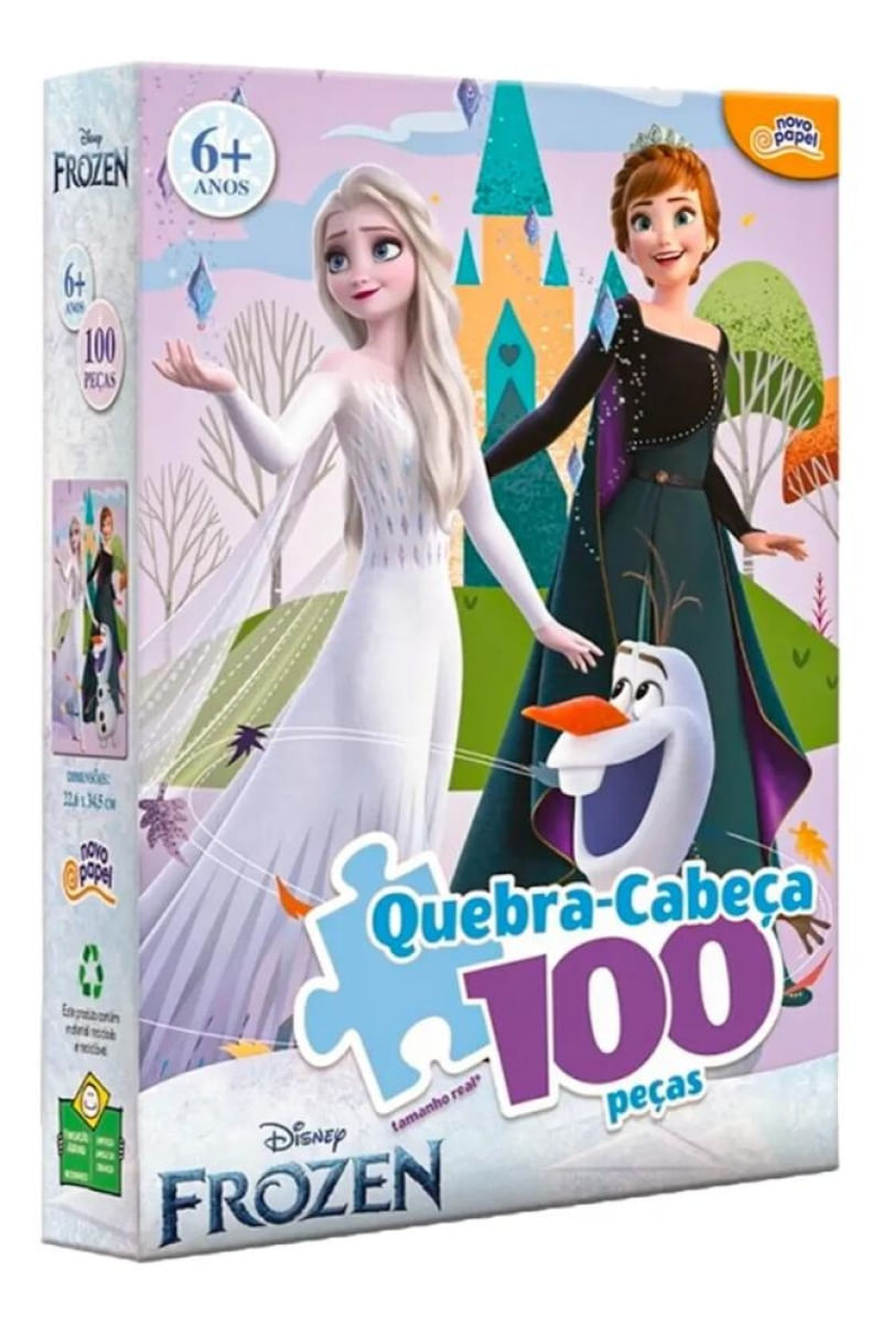 Quebra Cabeça Frozen 100 Peças Toyster - 8027