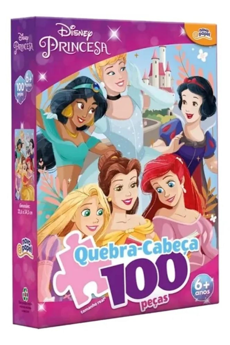 Quebra Cabeça Princesas 100 Peças Toyster - 8007