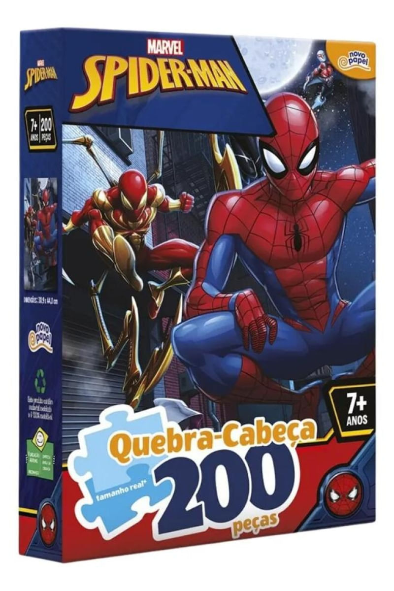 Quebra Cabeça Homem Aranha 200 Peças Toyster - 8023