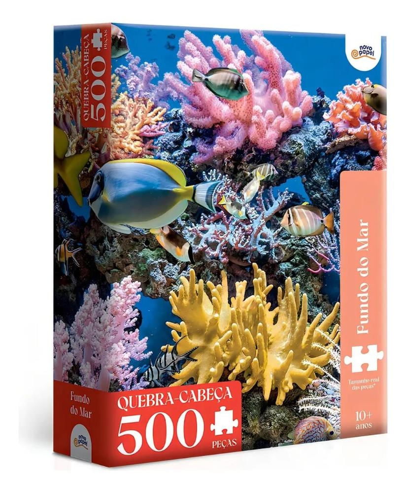 Quebra Cabeça Fundo Do Mar 500 Peças Toyster - 8085