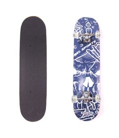 Skate---Skateboard---Semi-Pro---Caveira-Azul---Bel-Sports---Bel-Fix_Frente