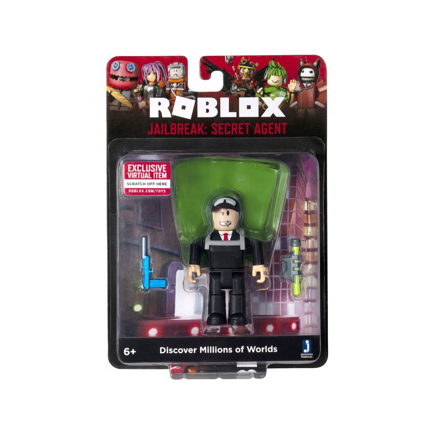 Boneco Roblox Jailbreak Agent E Acessorios Codigo Virtual Ri Happy Brinquedos - jogos de roblox da dc comics