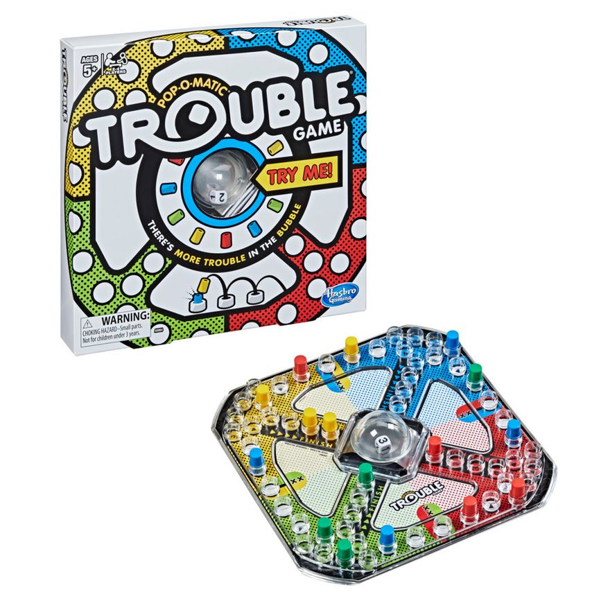 Jogo de Tabuleiro - Trouble - 2 a 4 Jogadores - Hasbro - Ri Happy