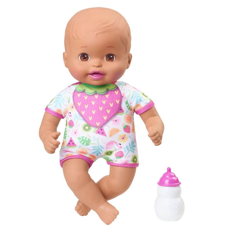 Boneca Bebê Faz Xixi Verdade + Jogo Maternidade E Carrinho
