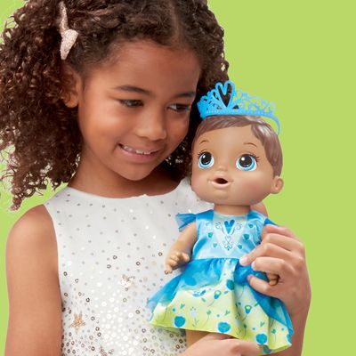 Exclusivo Boneca Baby Alive Bebe Cha De Princesa Morena F0032 Hasbro Pbkids Mobile