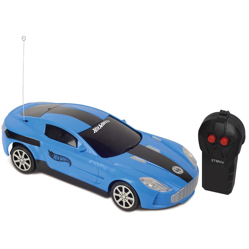 Veículo de Controle Remoto - 3 Funções - Hot Wheels - Dreamer - Azul -  Candide - PBKIDS Mobile