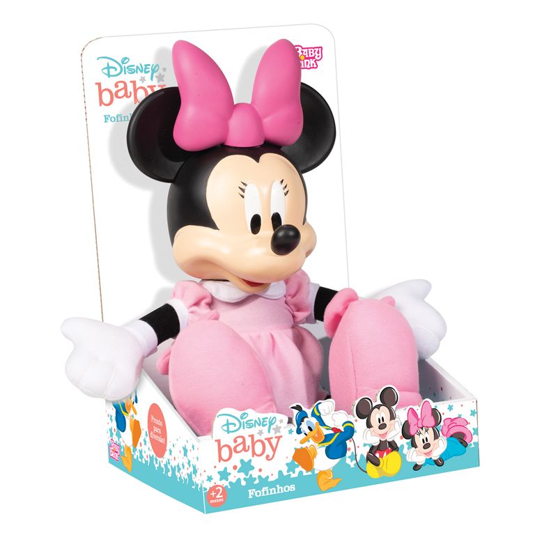 Boneca Minnie Fofinha - 39cm - Disney Baby - Novabrink - Lista