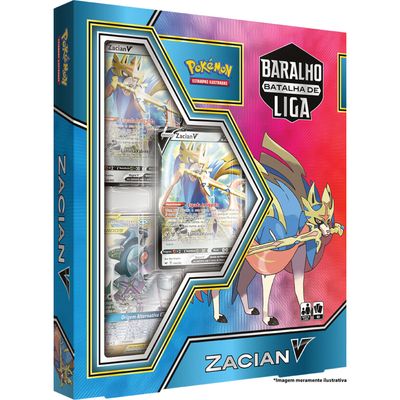 S baralho batalha liga zacian azul pokemon copag