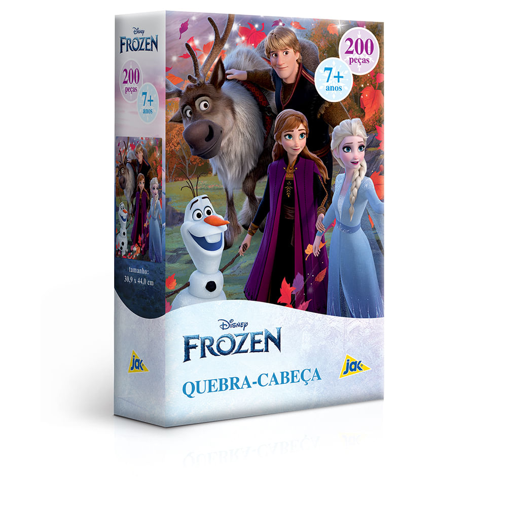Quebra-Cabeça - 200 Peças - Disney - Frozen - Toyster