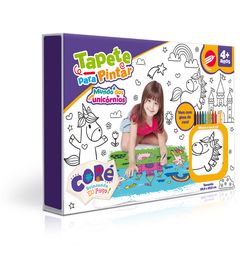 Tapete Bilíngue com Apagador para Colorir - Play-Doh - Fun - Ri Happy