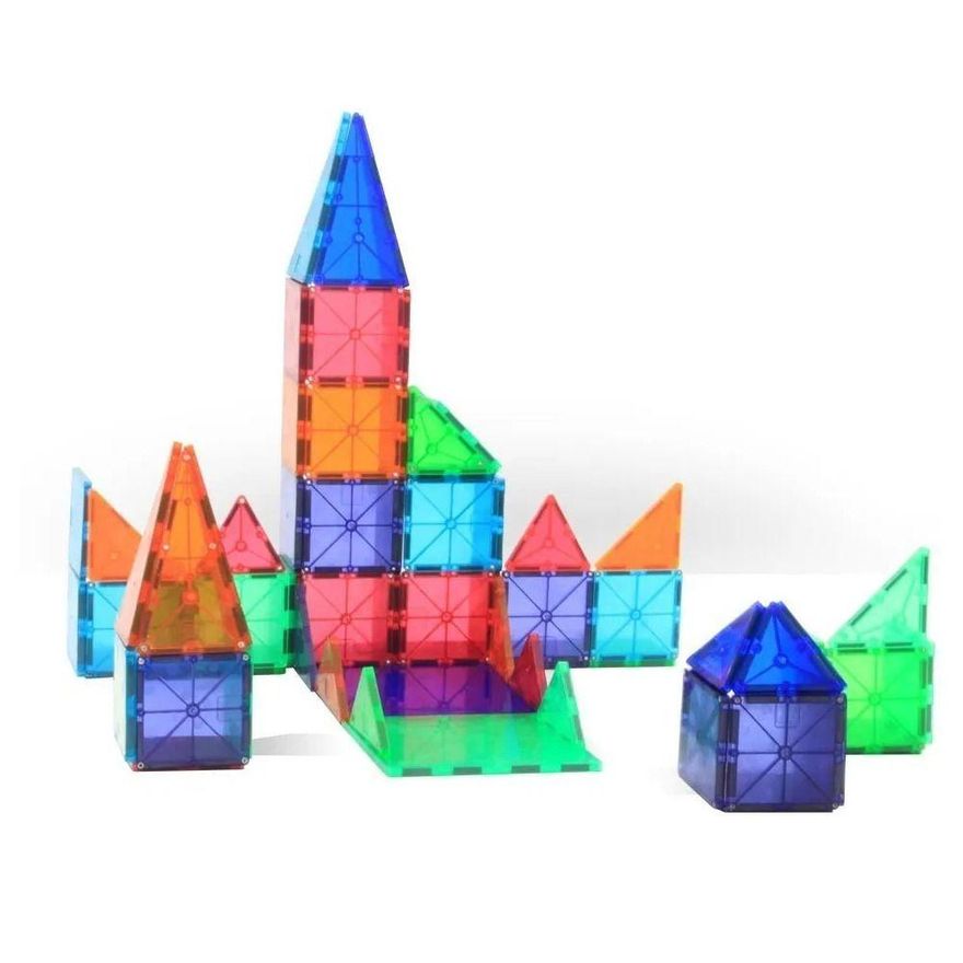 Blocos de Montar Jogo Magnético 56 Peças Magforma Brinquedo - Ri Happy