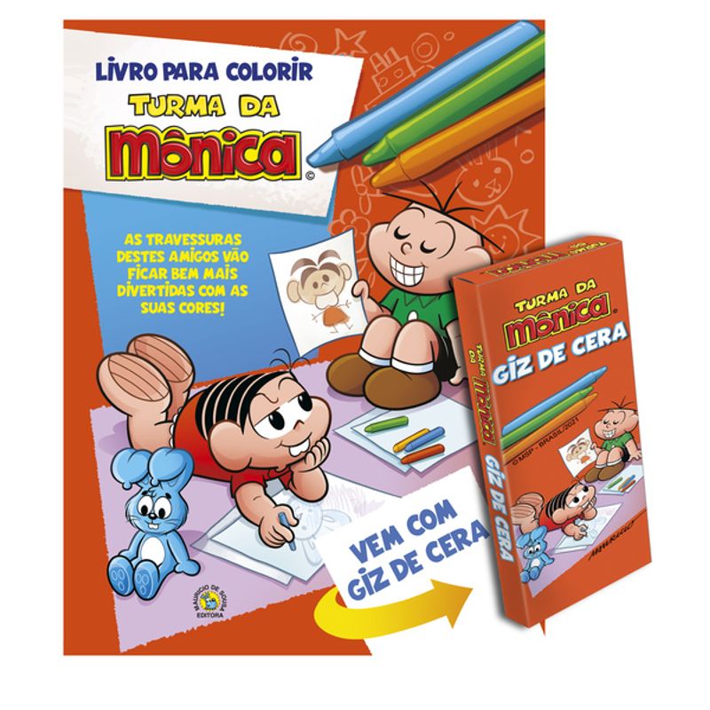 Turma Da Mônica - Livro Para Pintar - Mônica - Ri Happy