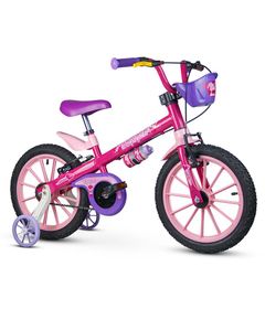 Bicicleta---Aro-16---Top-Girls---Nathor---Rosa-0