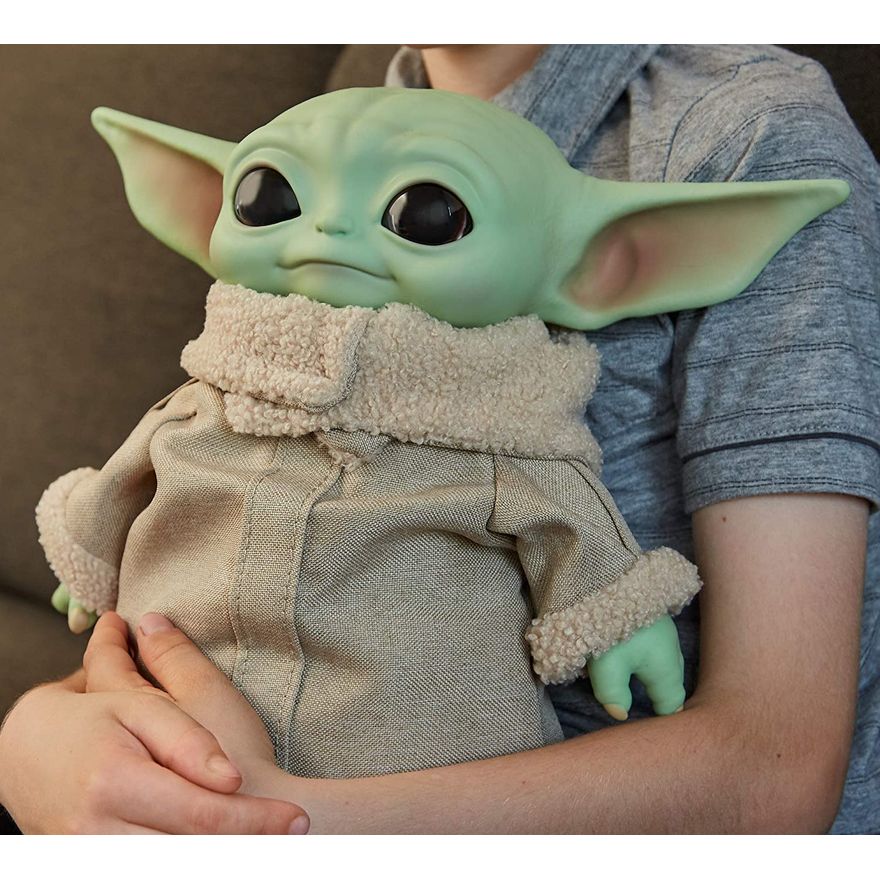 Pelúcia - 28 Cm - Disney - Star Wars - Baby Yoda - Mattel - Ri Happy