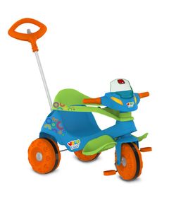 Triciclo---Velobaby-G2---Bandeirante---Passeio-e-Pedal---Masculino---Azul-0