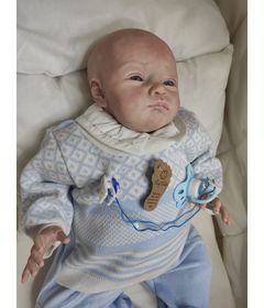 Boneco bebê Reborn Lucas molde importado autentico - Ri Happy
