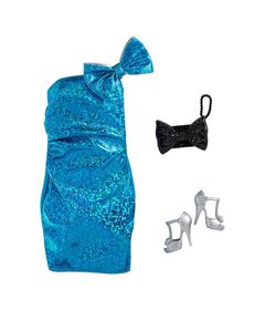 Acessorios-para-Boneca---Barbie-Fashionista---Roupa---Vestido-de-Festa-Azul---Mattel-0