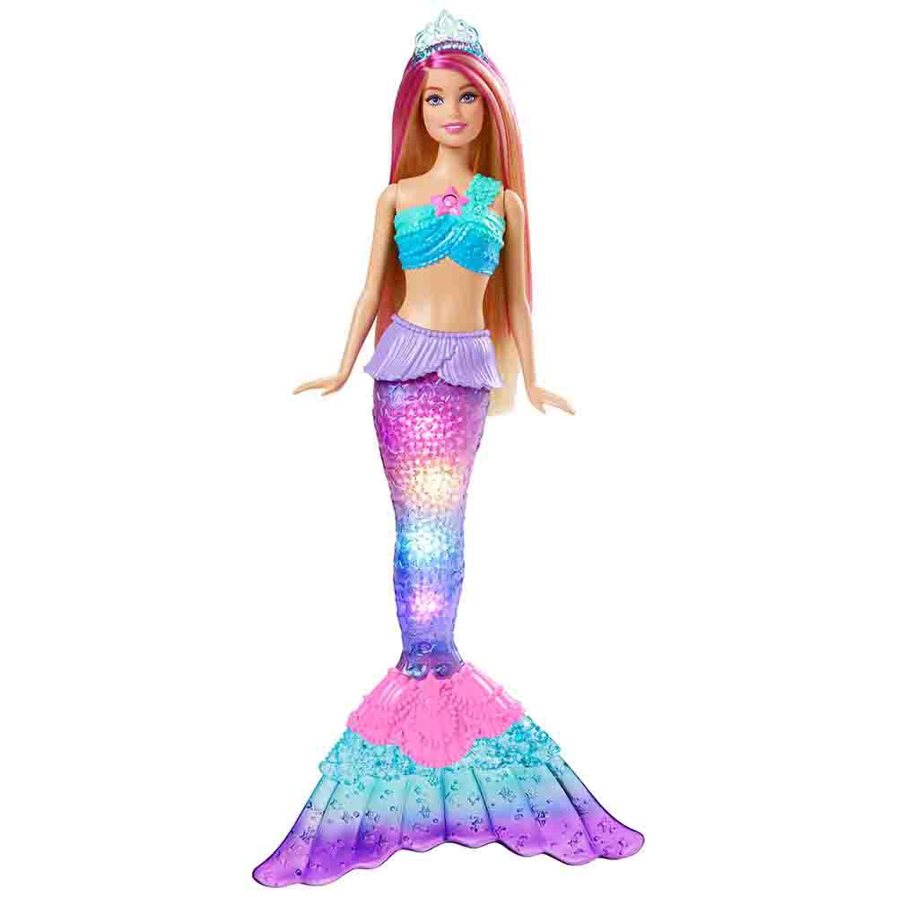 Boneca Barbie Dreamtopia Sereia Luzes e Brilhos 32cm Mattel 1