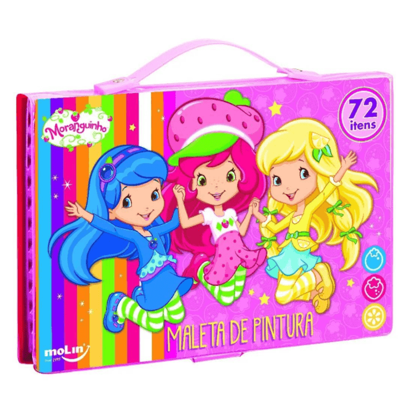 Maleta Pintura Patrulha Canina 72 Pçs + Livro Colorir Disney