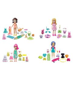 Mini Boneca - Barbie - Extra Mini Minis - Listras Abacaxi - Mattel - Ri  Happy