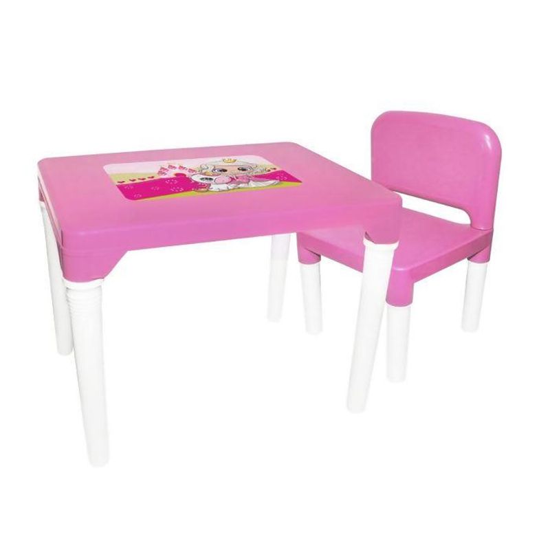 Kit Mesa e Cadeira com Jogos Princesa Sofia Multibrink - Multikids