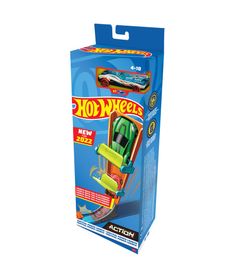 Pista de Percurso e Veículo - Hot Wheels - Track Builder - Looping Dividido  - Mattel