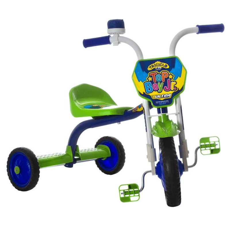 TRICICLO INFANTIL ULTRABIKE COM BUZINA TOP BOY JR - Ri Happy