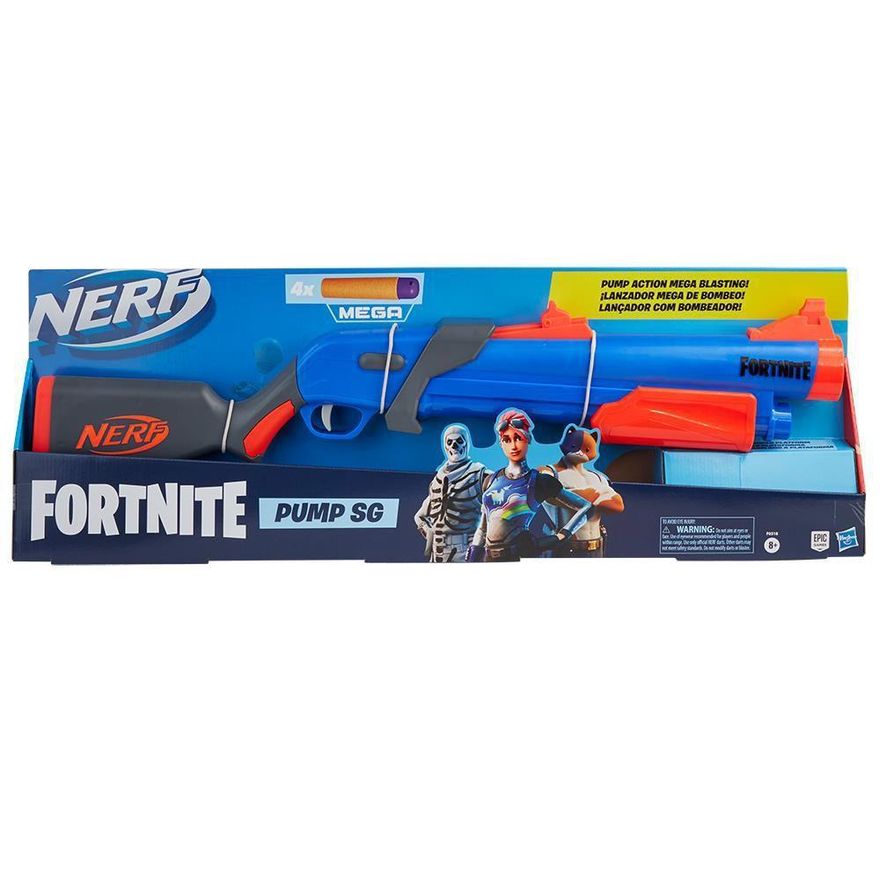 Lançador De Dardos Nerf Fortnite Pump Sg Arminha 12 76cm - Ri Happy