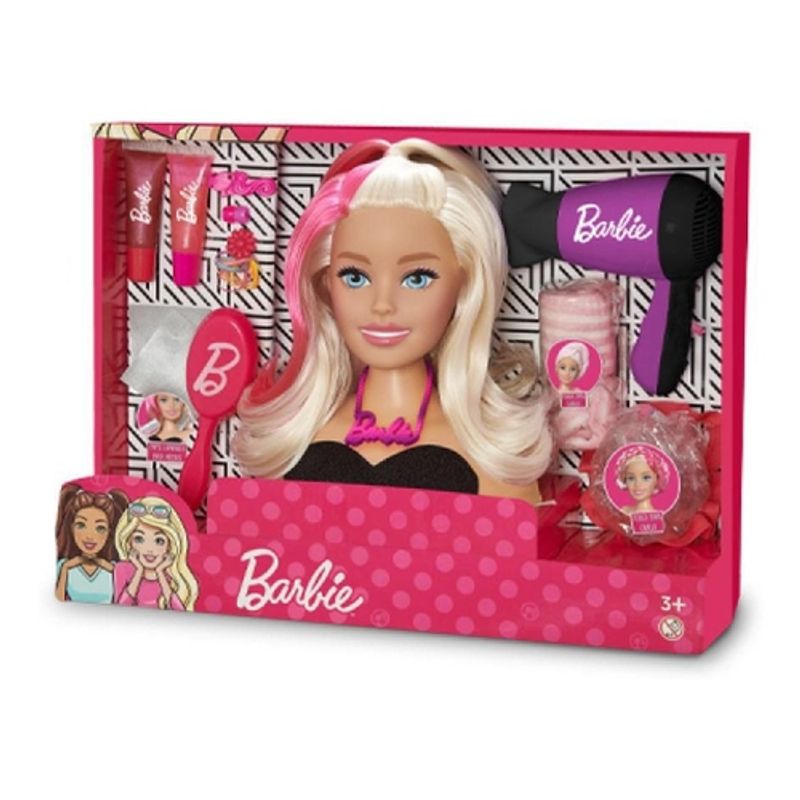 Boneca Barbie Para Maquiar Extra Styling Head Hair - Pupee - Ri Happy
