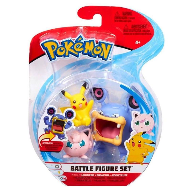 Pokemon Figuras Pack Com 3 Bonecos - Brinquedos Sunny