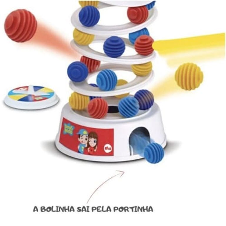 Brinquedo Jogo Luccas Netto Avalanche Bolinhas Torre Elka