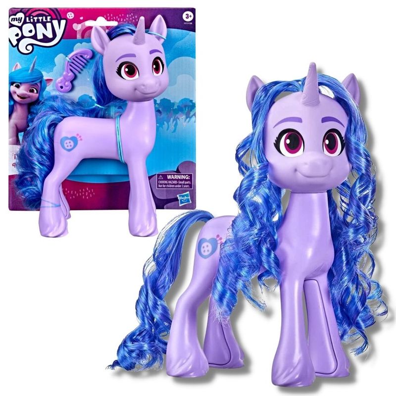 Figura - My Little Pony - A New Generation Grandes Amigos do Filme - Izzy  Moonbow - Hasbro