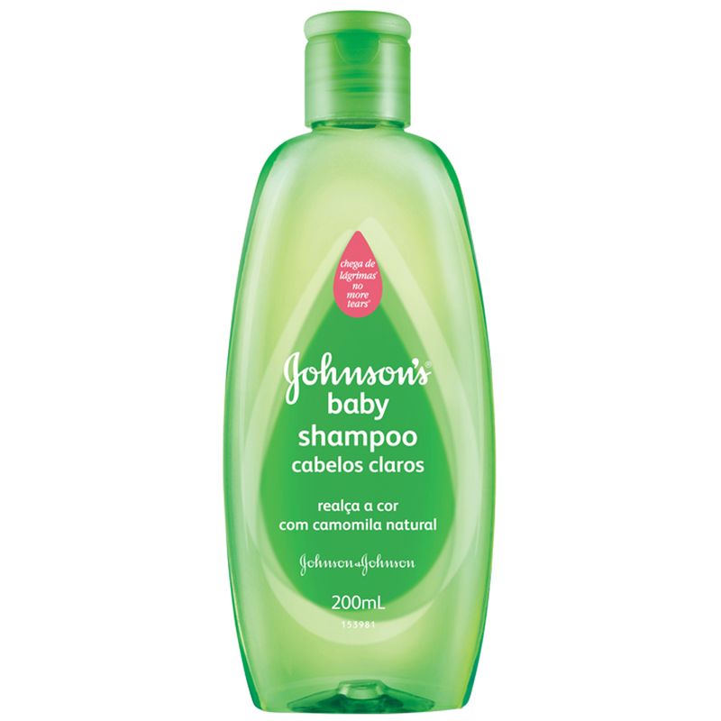 Shampoo Johnsons Baby para Cabelos Claros 200 ml Johnson e Johnson