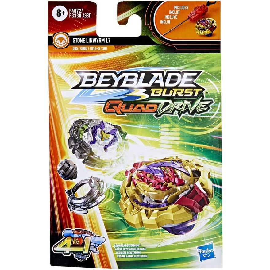 Pião Beyblade Quad Drive Starter Hasbro - F3338