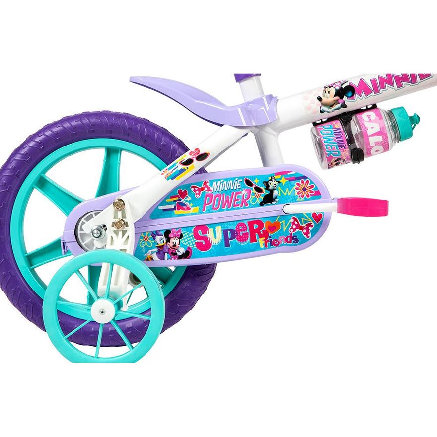 Bicicleta ARO 20 - Barbie - Branca - Caloi - Ri Happy