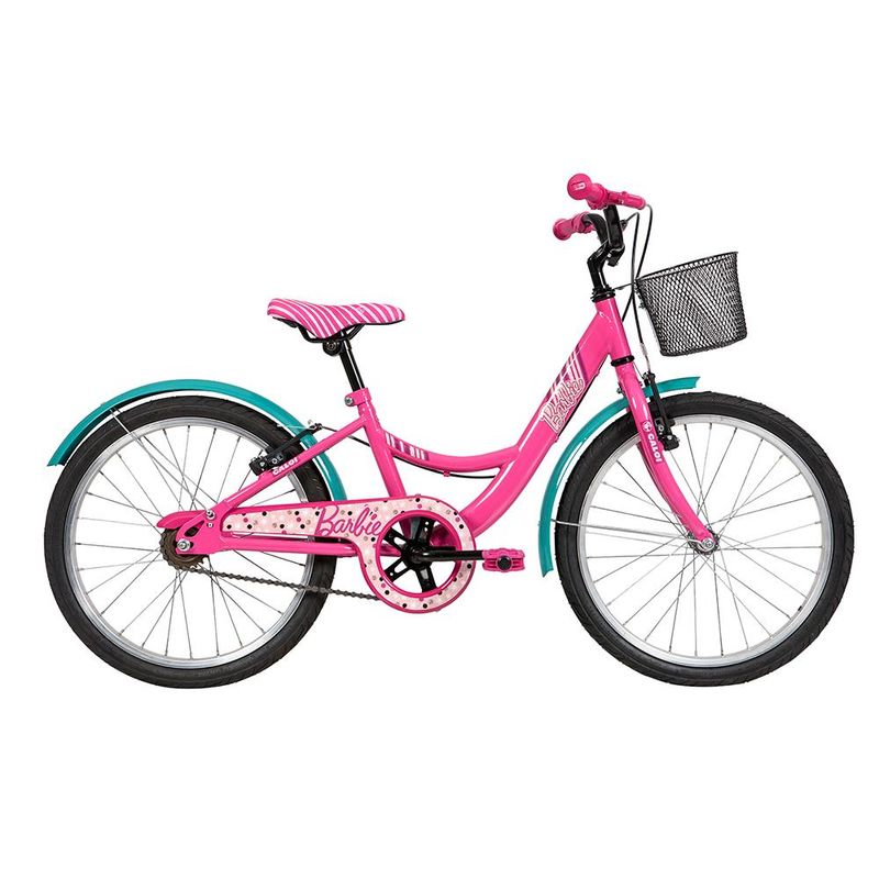 Bicicleta Infanto Juvenil Caloi Barbie Aro 20 - Branco