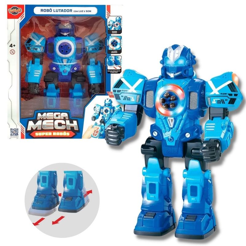 Robô Controle Remoto + Luzes + Som + Movimento - Robot's - BBR TOYS :  : Brinquedos e Jogos