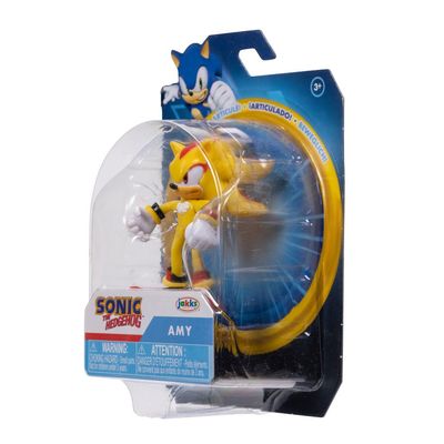 Novo Boneco Sonic The Hedgenog Super Sonic Articulado