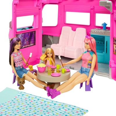 Veículo e Boneca - Polly Pocket - Van de Camping - Mattel - Ri Happy