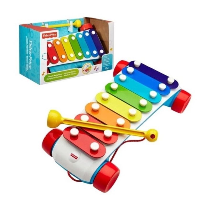 Xilofone Colorido e Carrinho - Fisher-Price - Ri Happy