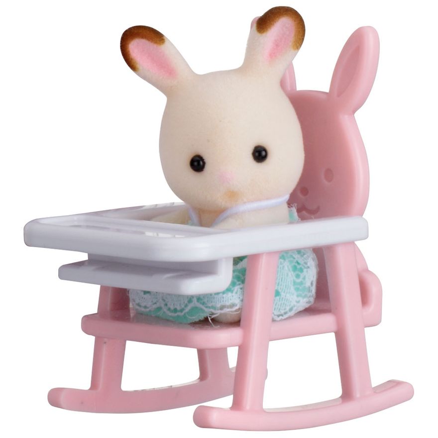 Sylvanian Families Bebe Coelho Chocolate No Cadeirao Epoch Ri Happy Brinquedos