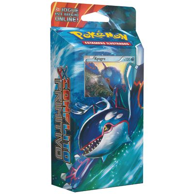 Jogo Pokémon - Starter Deck Conflito Primitivo - Kyogre ...