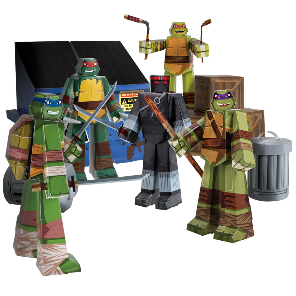 Imagem do Playset para Montar - Tartarugas Ninja - 30 Peças - Blueprints Playset para Montar - Tartarugas Ninja - 30 Peças - Blueprints