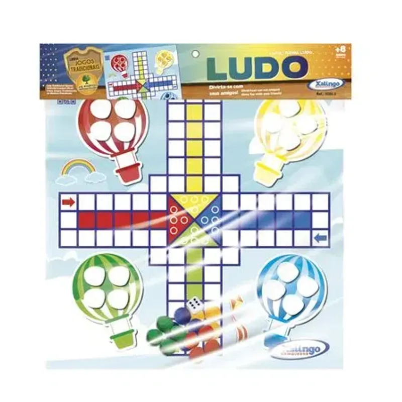 JOGOS TRADICIONAIS EM MADEIRA - LUDO - Ri Happy