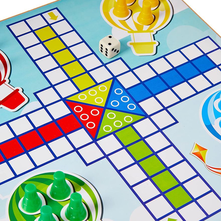 JOGOS TRADICIONAIS EM MADEIRA - LUDO - Ri Happy