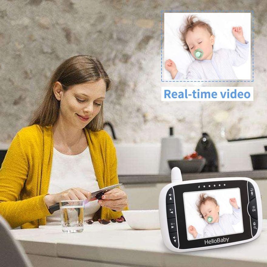 HelloBaby- Babá Eletrônica Vídeo Sem Fio com Câmera Digital