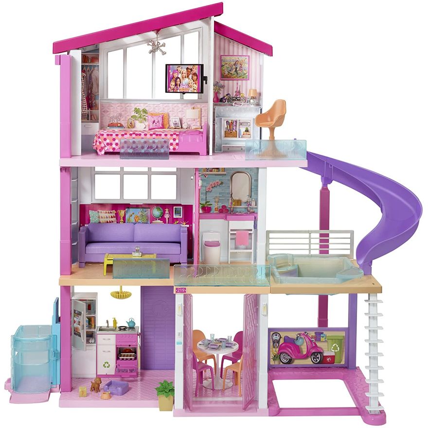 Casa Portatil Da Barbie Com Piscina E Acessórios Infantil