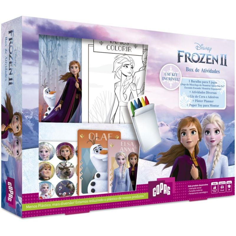 Disney - Colorindo com adesivos - Frozen II - Ed. Online