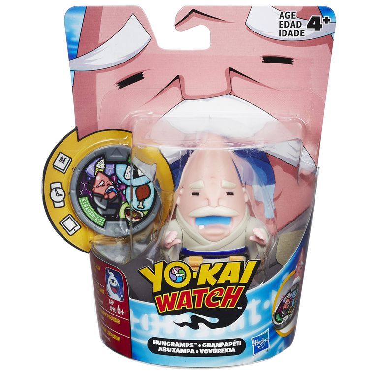 Mini Figura Yo-Kai - Medalha Moments - Hungramps - Hasbro - PBKIDS Mobile