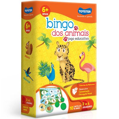 Jogo Bingo do Bichos - ENGENHA KIDS - Produtos e acessórios para bebê